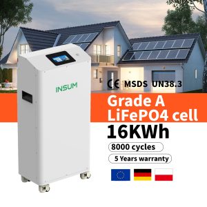 INSUM Vertical LiFePO4 Battery Box with SEPLOS BMS DIY Kit