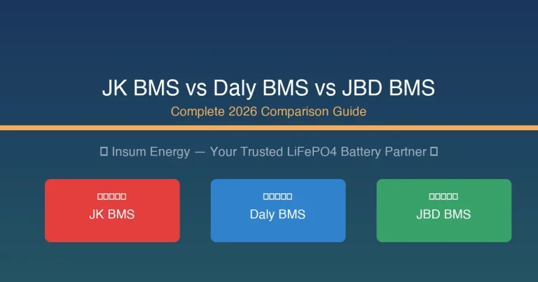 JK BMS vs Daly BMS vs JBD BMS: Complete 2026 Comparison