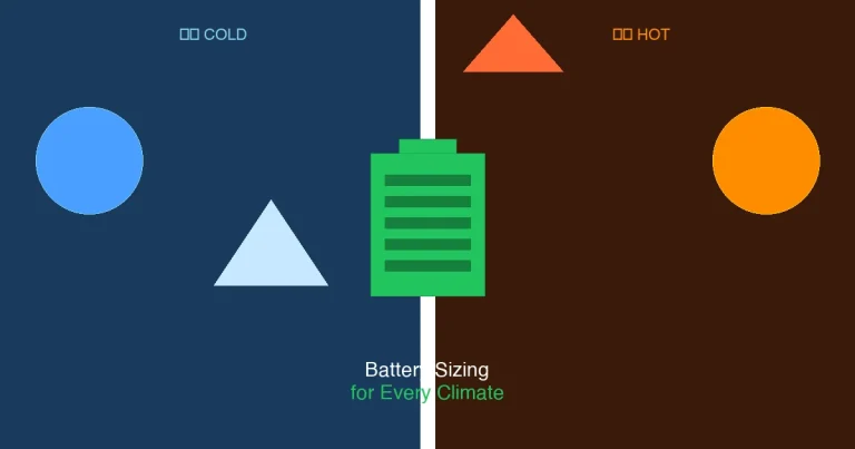 LiFePO4 Battery Sizing for Cold & Hot Climates: 2026 Guide