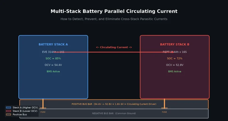 Multi-Stack Battery Parallel Circulating Current: How to Avoid It in 2026