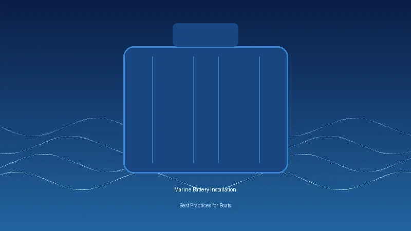 Marine LiFePO4 battery installation best practices for boats and yachts