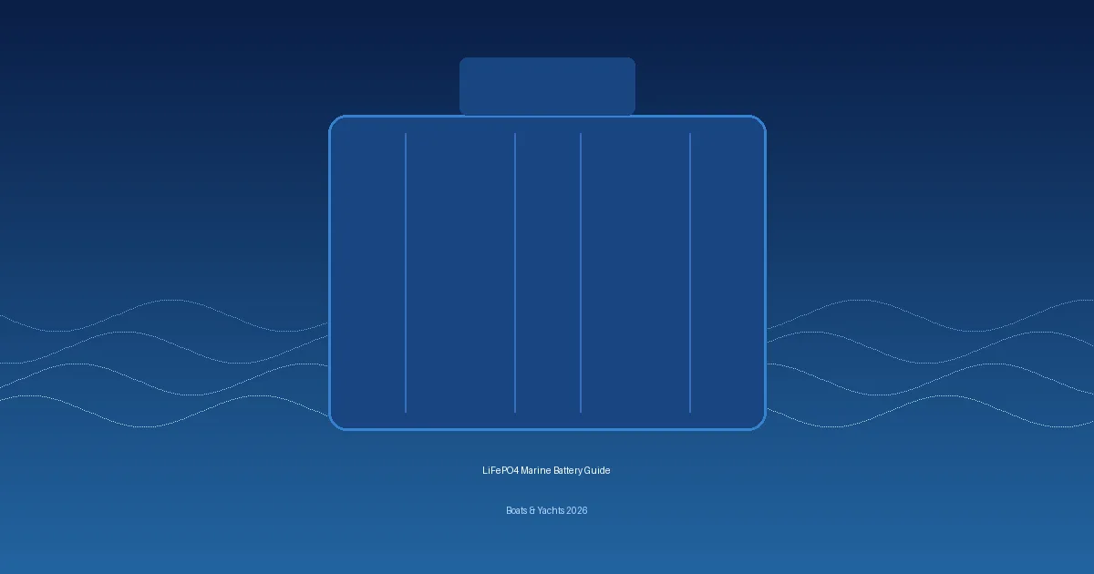 Marine LiFePO4 battery guide for boats and yachts 2026