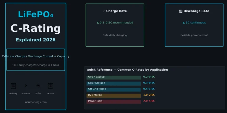 LiFePO4 C-Rating Explained 2026 Featured Image