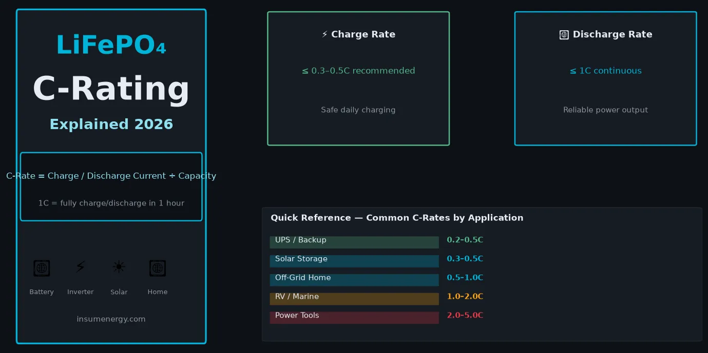 LiFePO4 C-Rating Explained 2026 Featured Image