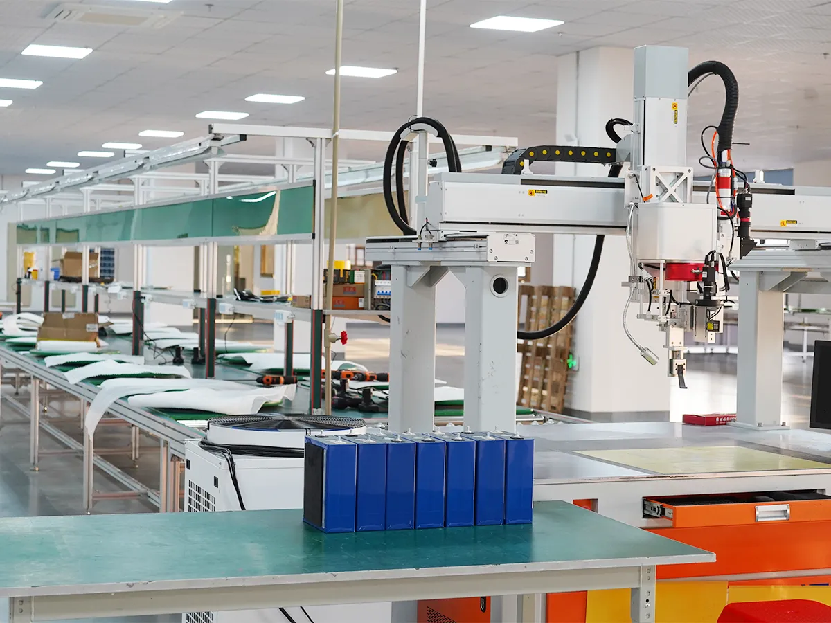 INSUM pack-assemblage- en testlijn in Shenzhen