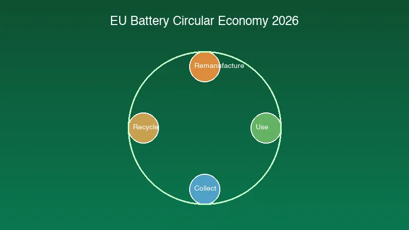 EU battery circular economy 2026 lifecycle